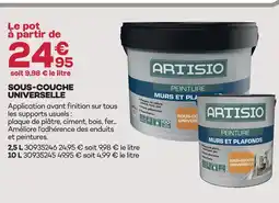 Gedimat Artisio sous-couche universelle offre