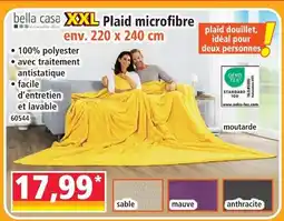 Norma Bella casa xxl plaid microfibre offre
