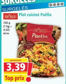 Norma Plat cuisiné paëlla offre