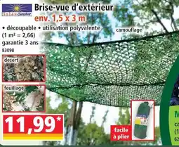 Norma Solax-sunshine brise-vue d'extérieur offre