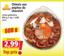 Norma Chinois aux pépites de chocolat offre