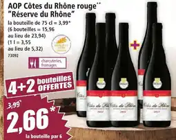 Norma Réserve du rhône aop côtes du rhône rouge offre