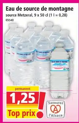 Norma Eau de source de montagne offre