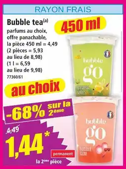 Norma Bubble tea offre