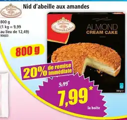 Norma Nid d'abeille aux amandes offre