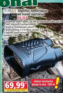 Norma Technaxx jumelles numériques de vision nocturne tx-257 offre