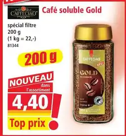Norma Caffeciao café soluble gold offre