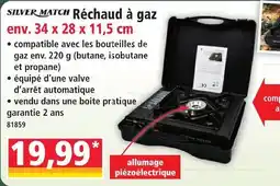 Norma Silver match réchaud à gaz offre
