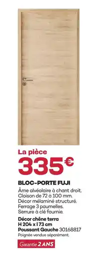 Gedimat Bloc-porte fuji offre