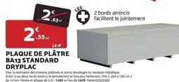 Bricomarché Dim - plaque de platre ba13 standard dryplac offre