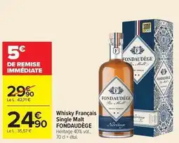 Carrefour Heritage - whisky français single malt offre