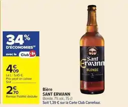 Carrefour Carrefour - bière offre