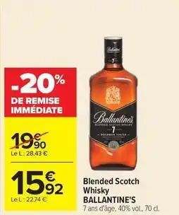 Carrefour Ballantine's - blended scotch whisky offre