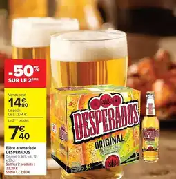 Carrefour Desperados - bière aromatisée offre