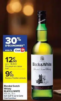 Carrefour Scotch - blended scotch whisky offre