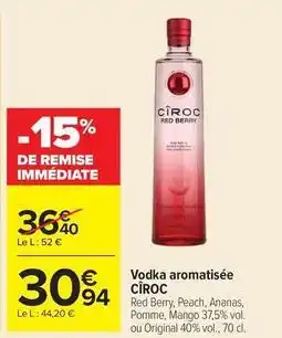 Carrefour Vodka aromatisée offre