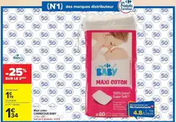 Carrefour Drive Carrefour - maxi coton offre