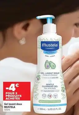 Carrefour Drive Mustela - gel lavant doux offre