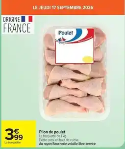 Carrefour Pilon de poulet offre