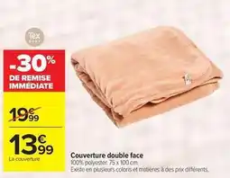 Carrefour Drive Tex - couverture double face offre