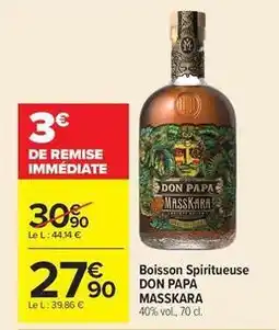 Carrefour Don papa - boisson spiritueuse offre