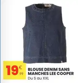 Stokomani Cooper - blouse denim sans manches lee offre