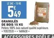 Brico Cash Granules de bois offre