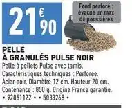 Brico Cash Pelle a granules pulse noir offre