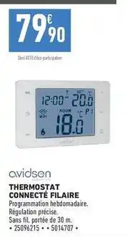 Brico Cash Avidsen - thermostat connecté filaire offre