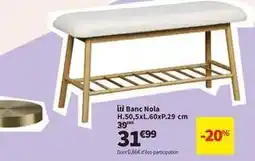 Conforama Banc nola offre