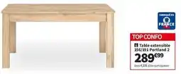 Conforama Portland - table extensible 2 offre