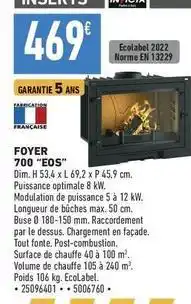Brico Cash Dim - foyer 700 eos offre