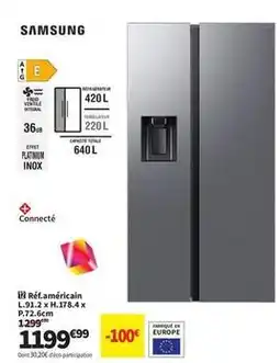 Conforama Samsung - réf. amtériain offre