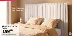 Conforama Tête de lit 175 cm teddy offre