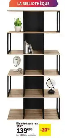 Conforama Bibliothèque tisal offre