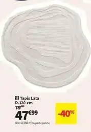 Conforama Tapis lata offre
