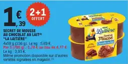 E.Leclerc Express La Laitière Secret de Mousse offre