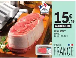 E.Leclerc Express Viande de Veau Française LA BARQUETTE offre