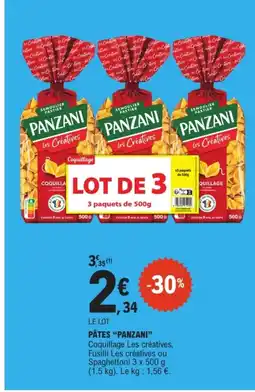E.Leclerc Express PANZANI Pâtes offre