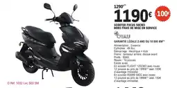E.Leclerc L'Auto Focus scooter 50cm3 hors frais de mise en service offre