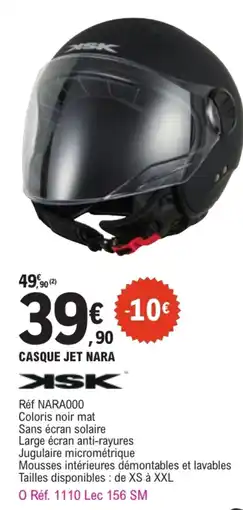 E.Leclerc L'Auto XSK CASQUE JET NARA offre