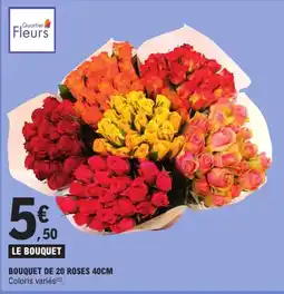 E.Leclerc Express Bouquet de 20 roses offre