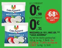 E.Leclerc Express Casa Azzurra Mozzarella offre