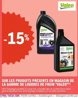 E.Leclerc L'Auto Valeo Brake & Clutch Fluid DOT 5.1 offre