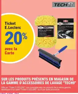 E.Leclerc L'Auto TECH9 Éponge double usage Chonillée offre