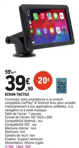 E.Leclerc L'Auto ECRAN TACTILE offre