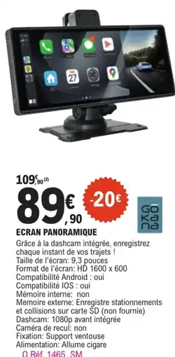 E.Leclerc L'Auto ECRAN PANORAMIQUE offre