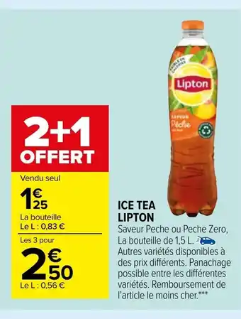 Carrefour Market Ice Tea Lipton offre