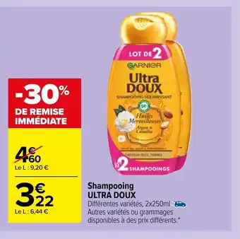 Carrefour Market Shampooing Ultra Doux offre