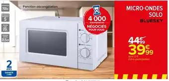 Carrefour Micro-Ondes Solo offre
